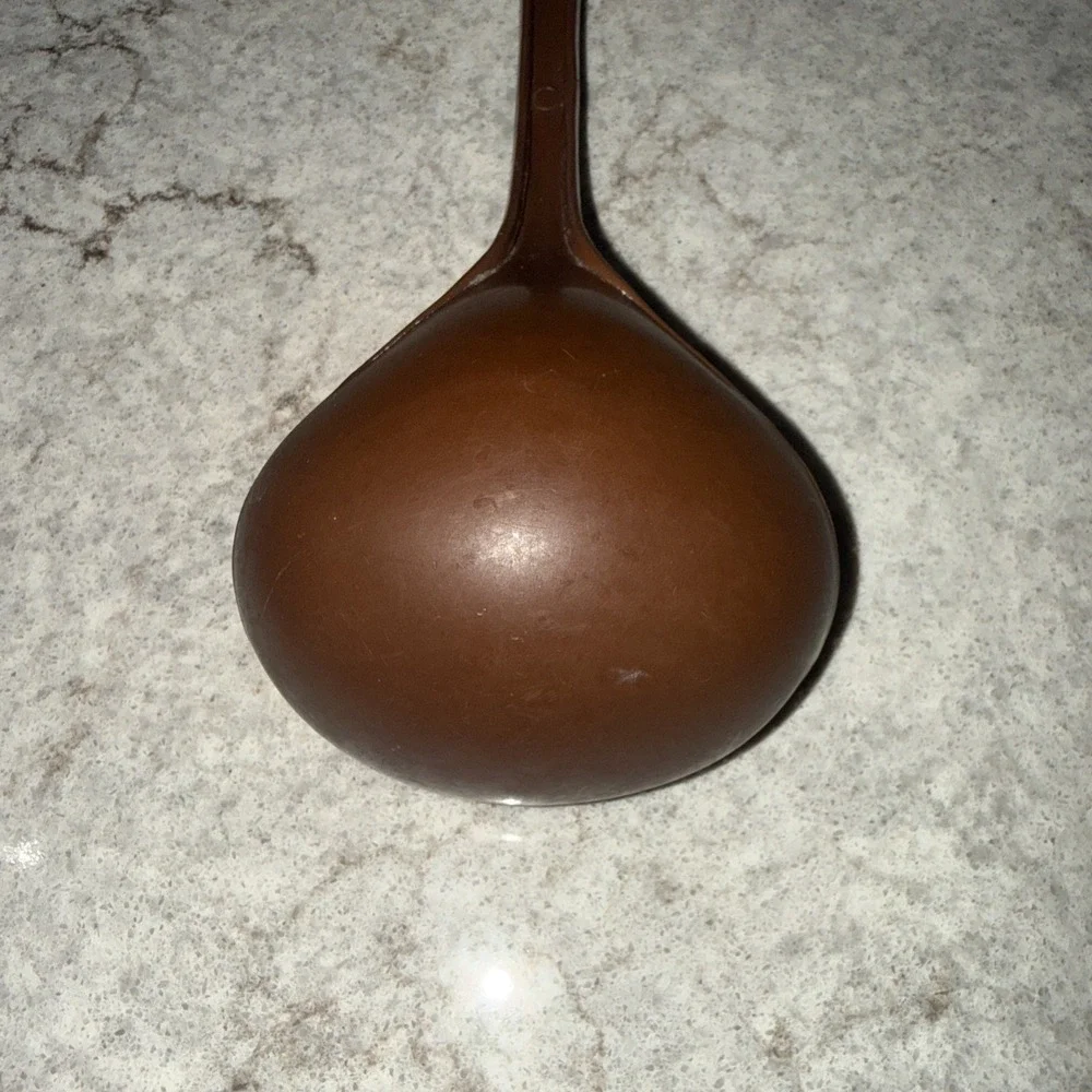 Vintage Foley Nylon Soup Stew Ladle Spoon Dipper Kitchen Utensil Brown 11 Inch